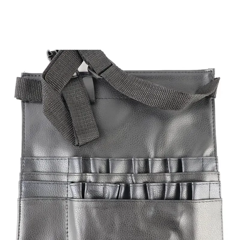 Multi-function Professional Makeup Brush Bag With Belt PU Leather Cosmetic Bag Waist Bag For Makeup Artist Large Capacity 20#47 — image 5