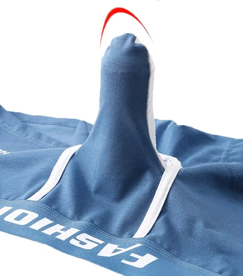 Fashion Mens Underwear Elephant Nose Big Penis Pouch Comfortable Boxer Shorts Panties Cotton Breathable Men's Underpants Undies — image 4