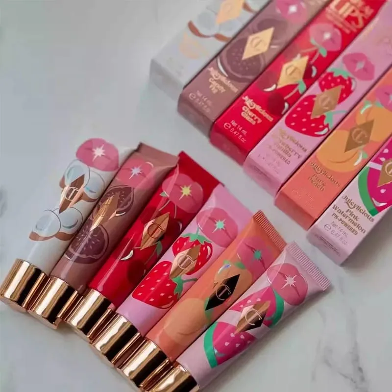 Charlotte Tilbury CT Makeup Sets Highlighters Lip Blam 4 Color Eyeshadow Palette Lip Gloss Lip Blam Set Pillow Talk Long Lasting — image 4