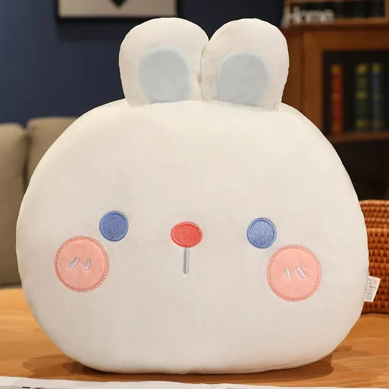 30cm Cartoon Animal Plush Small Pillow Hands Warm Burner Down Cotton Soft Cat Penguin Dinosaur Duck Bear Plushie Peluche Gift — image 9