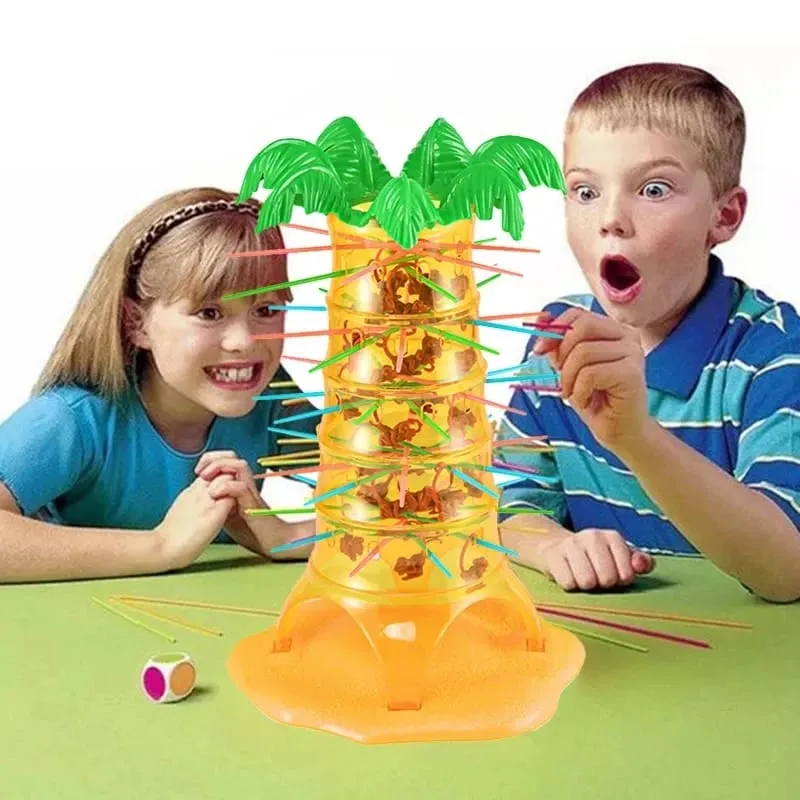 Multiplayer Tabletop Games Rolling Climbing Monkeys Interesting Intelligence Toys Parent-Child Interactive Board Game for Kids — image 2
