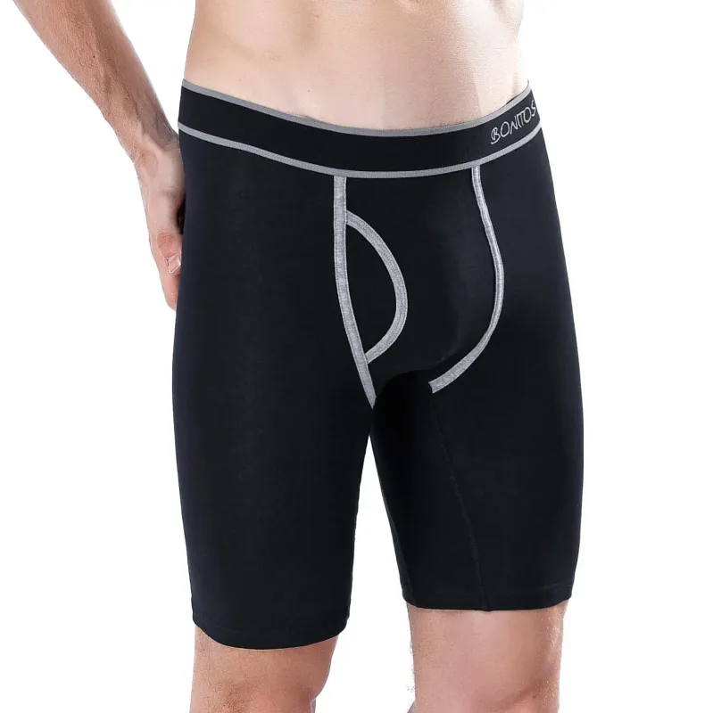 Long Men Boxer Underwear Men Underware Boxer Shorts Mens Cotton Long Leg Boxers Underpants for Brand Quality Sexy Pouch Panties — image 12