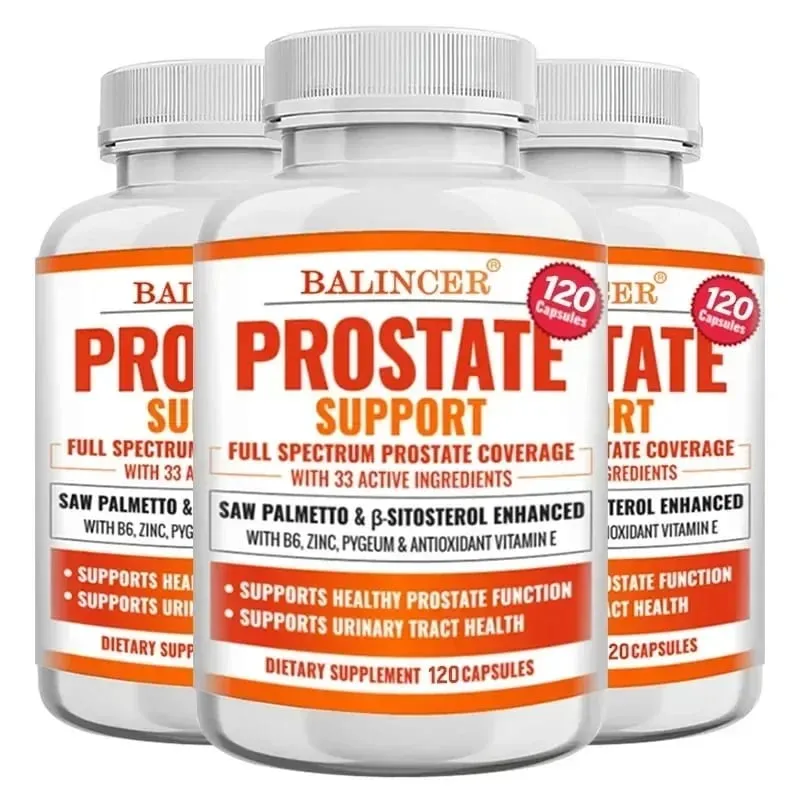 Saw Palm Supplement Containing Antioxidant Vitamins Supporting The Prostate and Promoting Urinary System Health