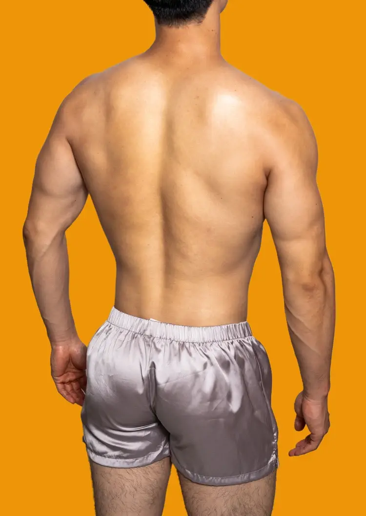 Men's Silk Smooth Sexy Boxers Underwear Low-Rise Lingerie Hot Cueca Masculino Inner Wear Underpants Stretch Loose Fit Sleepwear — image 14