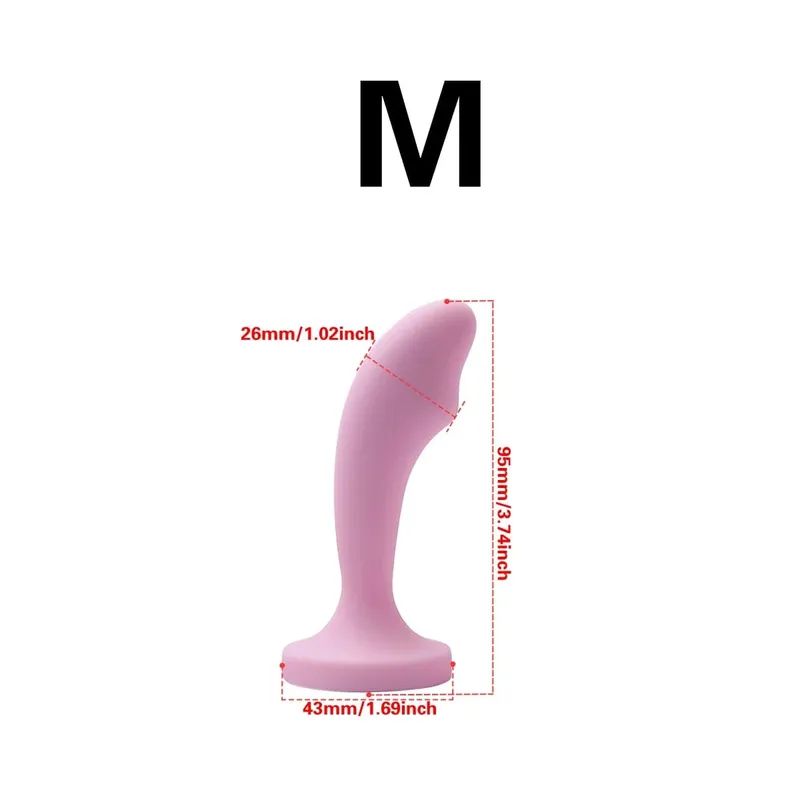 Silicone Anal Plug Gem Base Butt Plug Anal Masturbation Stimulator Anal Massage Dilatancy Toys G-point Massage Adult Sex Toys — image 9