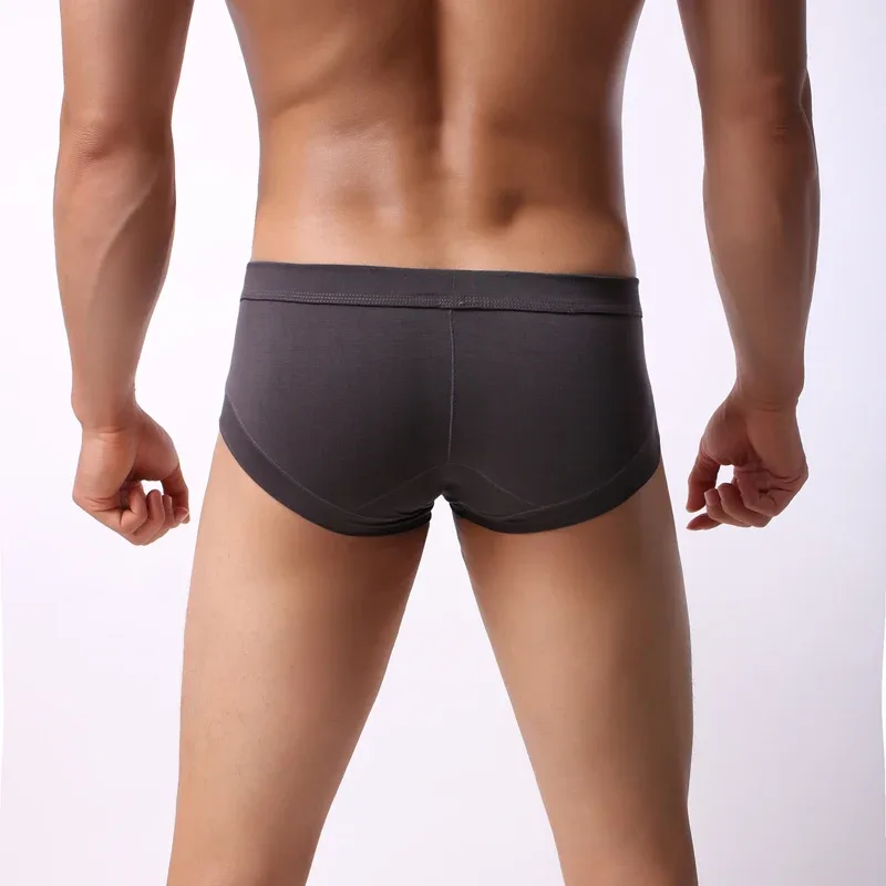 Men's Sexy Comfortable Low Rise Boxer Briefs Bulge Pouch Underwear Underpants Man Lingerie Panties 1pc — image 18