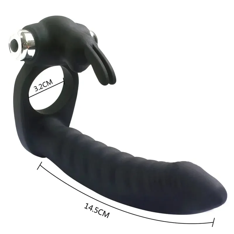 Mens Double Penetration Strapon Dildo Vibrator Anal Dildo Vibrator Anal Beads Strap ons Male Penis Vibrator Sex Toys for Couples — image 4