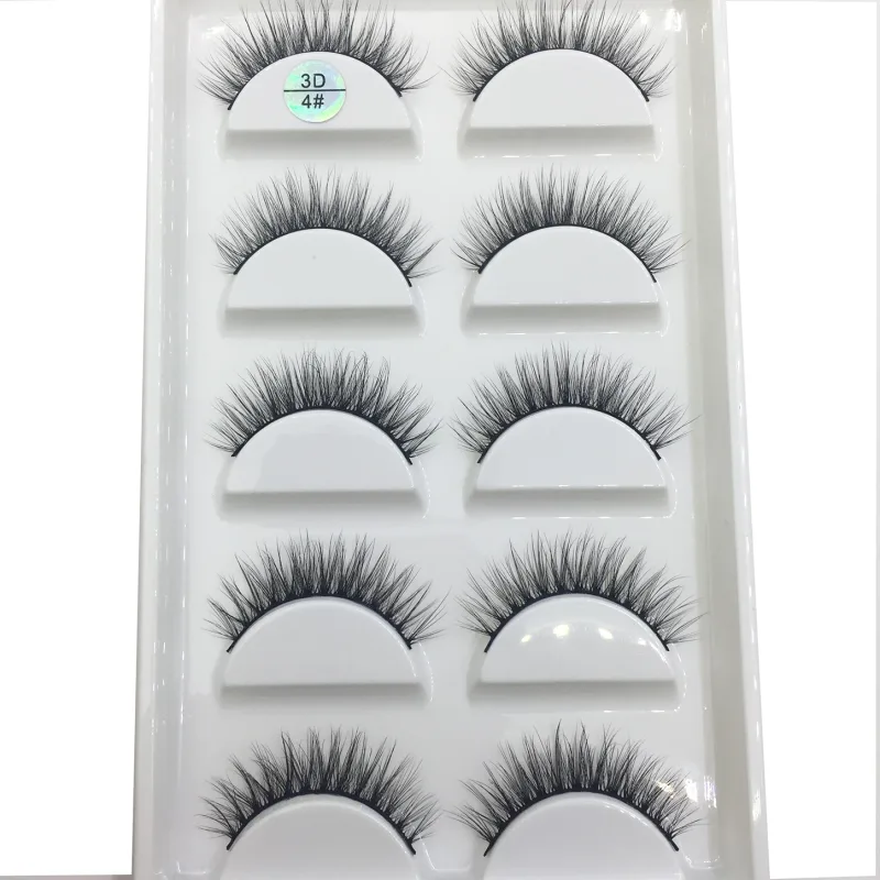 15 Style 5 Pairs 3D Eyelashes Natural False Eye Lashes Thick Faux Mink Lashes Soft Fake Eyelash Wispy Makeup Cilios — image 10