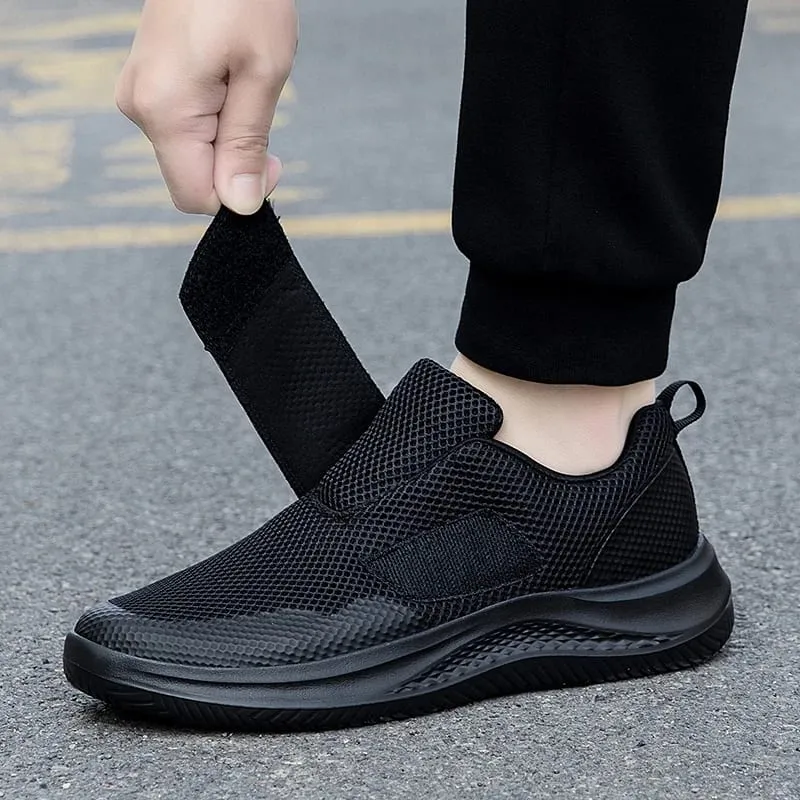 Men Orthopedics Wide Feet Swollen Walking Casual Shoes Thumb Eversion Adjusting Soft Comfortable Diabetic Man Shoes Big Size — image 3