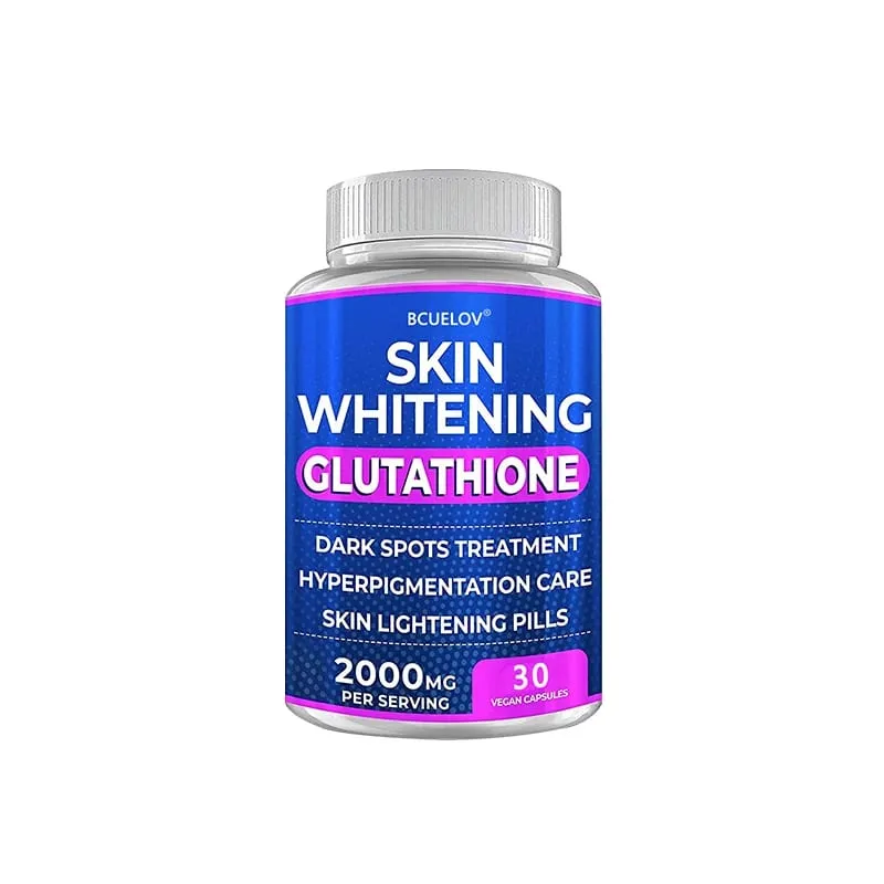 Turmeric Bearberry Vitamin Glutathione Skin Whitening Pills - 2000 mg - Offsets free radicals and reduces oxidative stress
