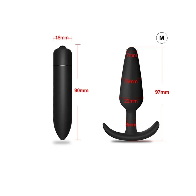 4pcs Beginner Silicone Butt Plug Anal Plug for Men Prostate Massager for Gay Mini Anal Bullet Vibrator Sex Toy for Men Women — image 23