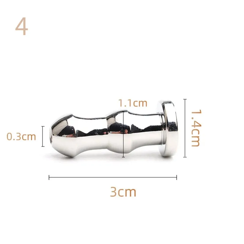 Male Stainless Steel Urethral Plug Urethral Dildo Sounding Penis Plug Urethra Stimulate Dilator Masturbation Rod Sex Toy for Men