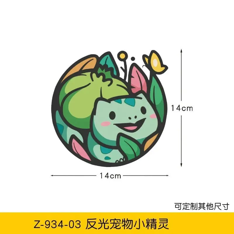 20 Arten Pokemon-Autoaufkleber, Anime-Figur, Pikachu, Gengar, Eevee, Charmander, niedliche Cartoon-Puppe, kreative Aufkleber, Geburtstagsgeschenke — image 19