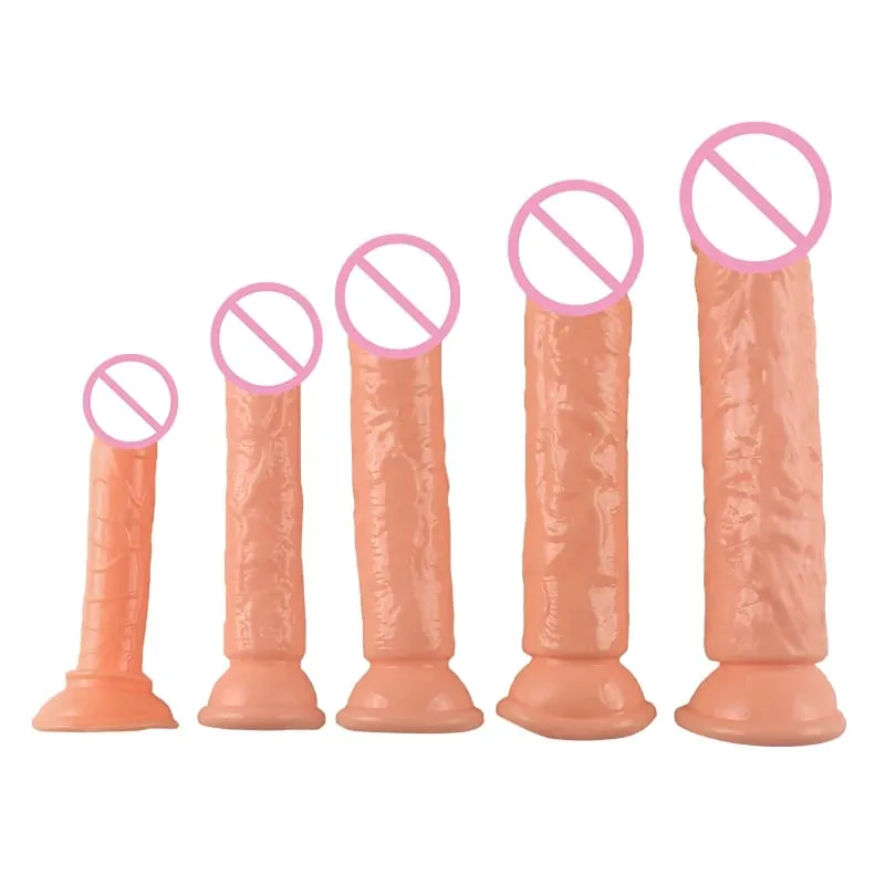Flesh Color Dildo Multiple Styles Suction Cup Dildo Big Dick Female Masturbator Clitoral Stimulator Lesbian Sex Toys For Women — image 5