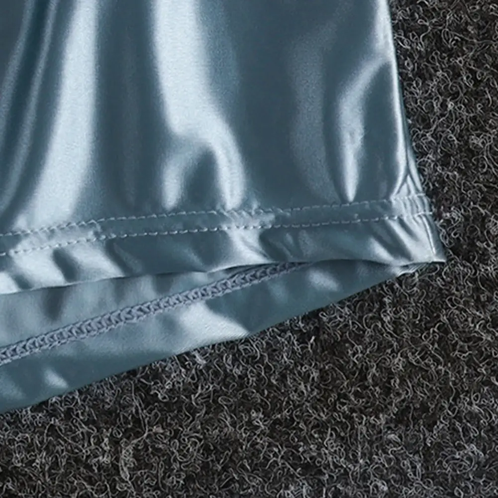 1 Máy Tính Nam Ice Silk Mịn Chắc Chắn Quần Lót Boxer Quần Lót L-3XL Kích Thước Lớn Rời Đồ Ngủ Quần Lót Thân Liền Mạch Thoải Mái Đồ Ngủ — image 7