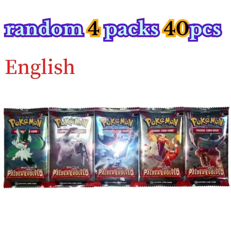 Menyenangkan 40 Buah Paket Kartu Pokemon 4 Set Sun Moon Violet 151 Kartu Perdagangan Inggris Mainan Koleksi Hadiah Halloween Fantasi Sci Fi — image 26