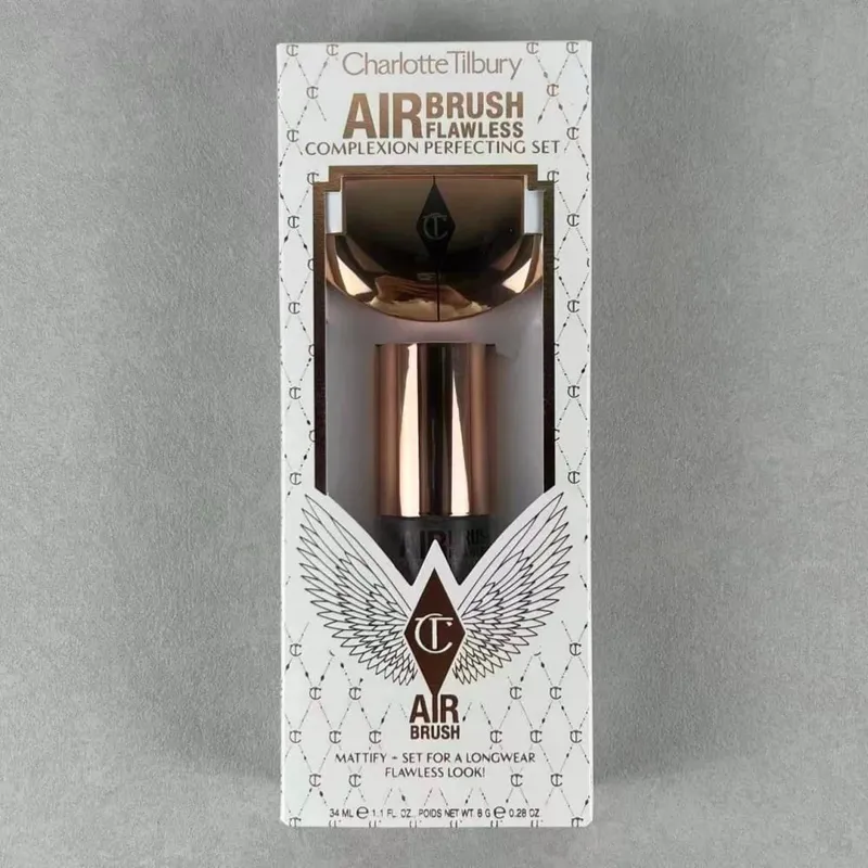 Charlotte Tilbury Airbrush Flawless Setting Spray 100ml 34ml 2PCS Set Setting Spray Moisturizing Hydrate Oil Control MakeUp Gift — image 11