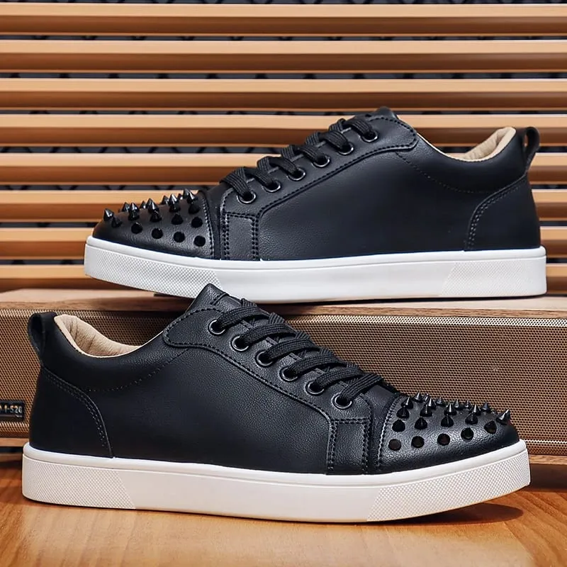 Comfortable Breathable Studded Sneakers for Men Women Casual Sports Shoes Fashion Lightweight Walking Shoes — image 15