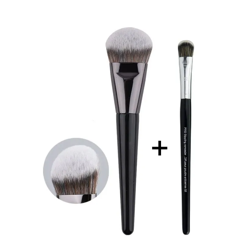 Professional Foundation Brush 47 Broom Head Liquid Foundation Shadow Concealer Brushes Women Face Base Makeup Beauty Tools — image 11