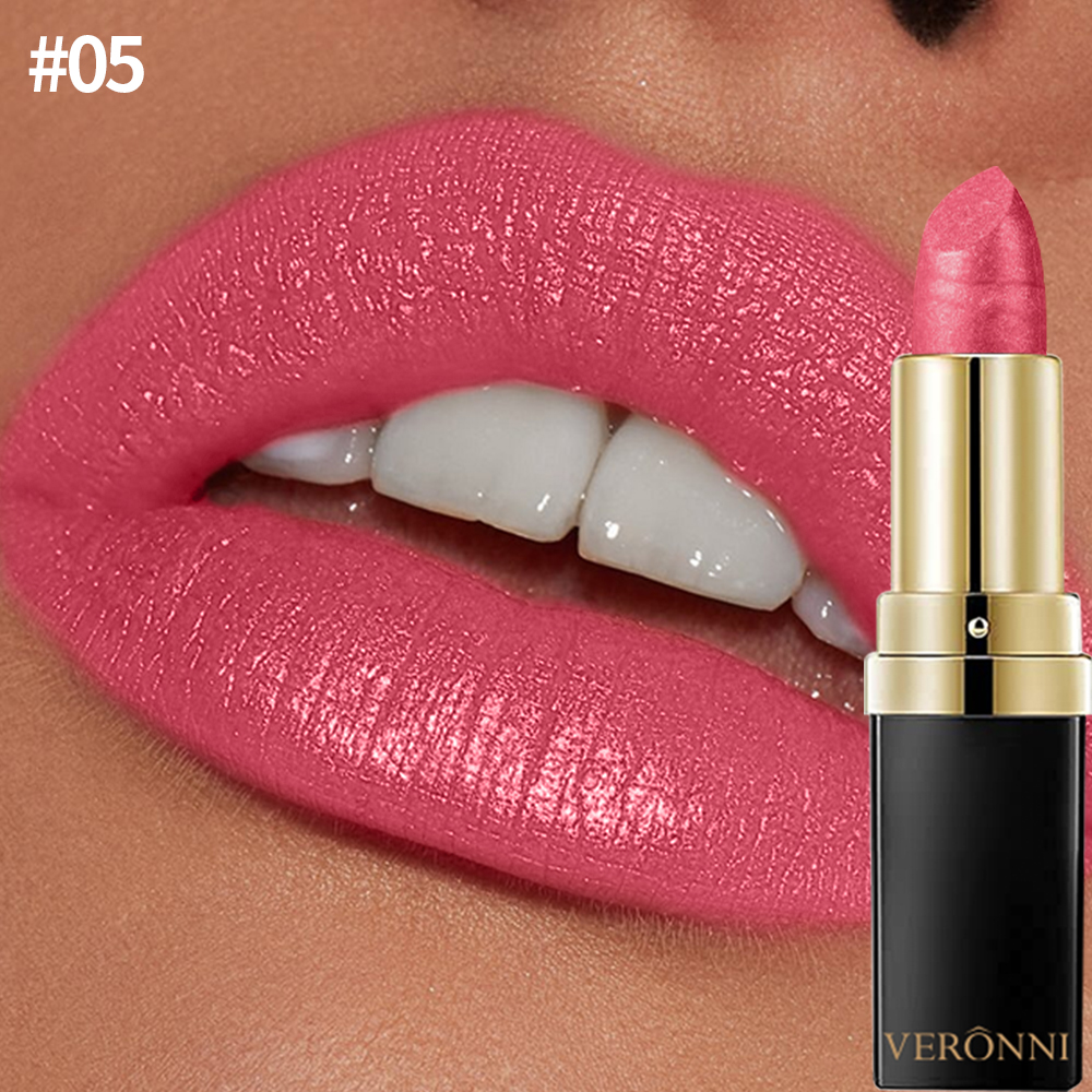 10 Color Glitter Lipsticks Shimmer Shiny Lipgloss Pearlescent Lip Tint Waterproof Long Lasting Diamond Lips Glaze Makeup Cosmeti — image 8