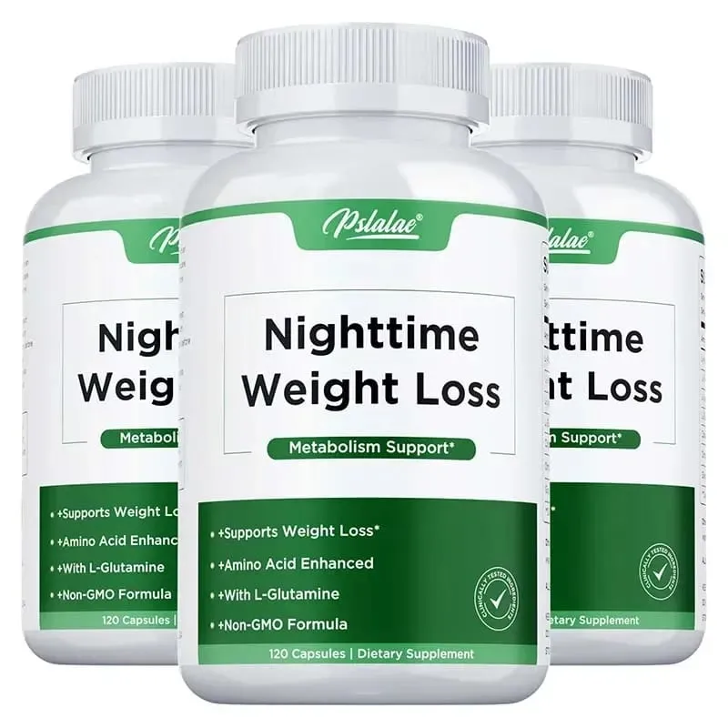 Nighttime Weight Loss Supplements - Appetite Suppressant Burns Fat Improves Digestion Promotes Sleep and Relaxation — image 10
