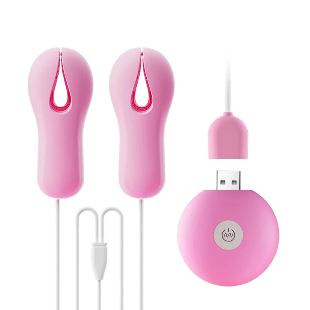 10 Modes Electric Nipple Clamp Breast Massage Vibrator Enhancer Bondage Adult Stimulator Sex Toys For Women Couples Female — image 1
