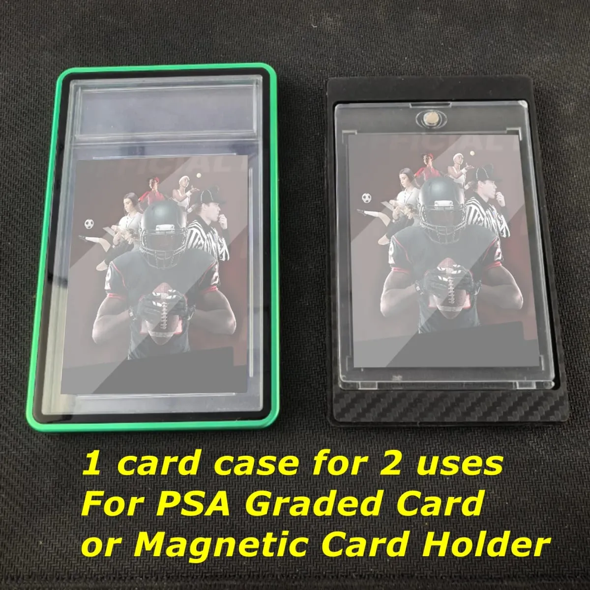 2 in 1 Guard Protector Display Case Aluminum Bumper Sleeve for PSA CGC Graded Sports Trading Card Slab Magnetic Card Holder — image 4