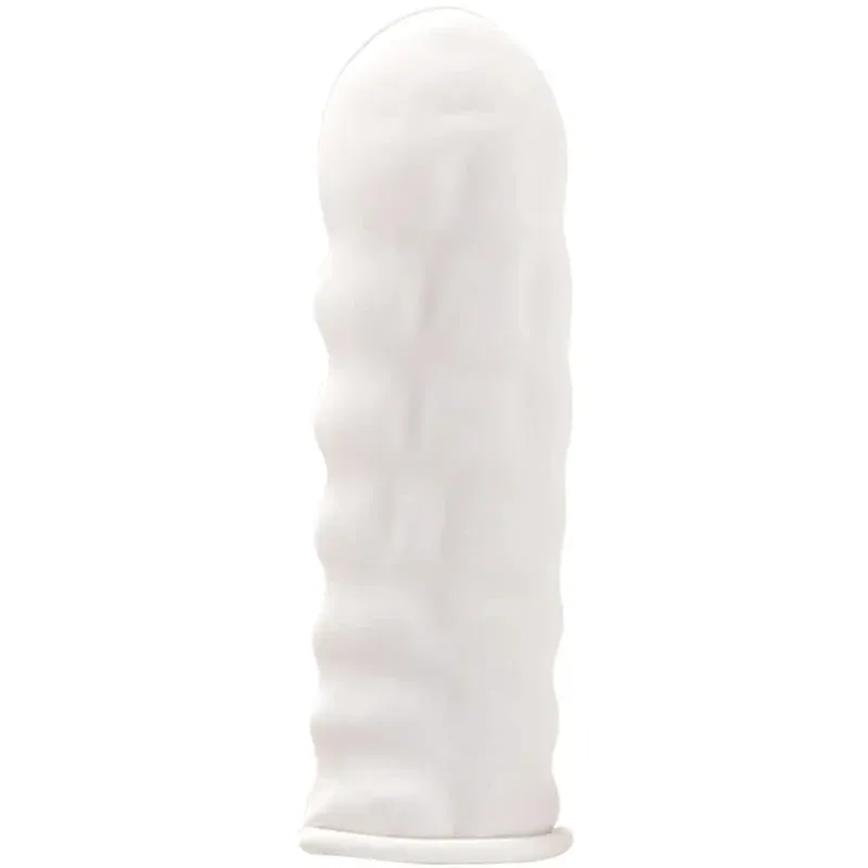 100PCS Disposable Finger Sleeves Clitoris Stimulate Penis Sleeve G Point Massage Reusable Condom Sex Toys For Woman Men Gay — image 2