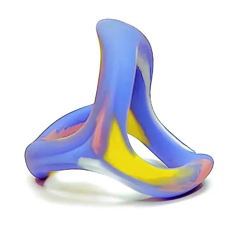Penis Ring Silicone Cock Rings Delay Ejaculation Scrotal Binding Ball Stretcher Erection Enhancing Lock Cockring Sex Toy for Men — image 6