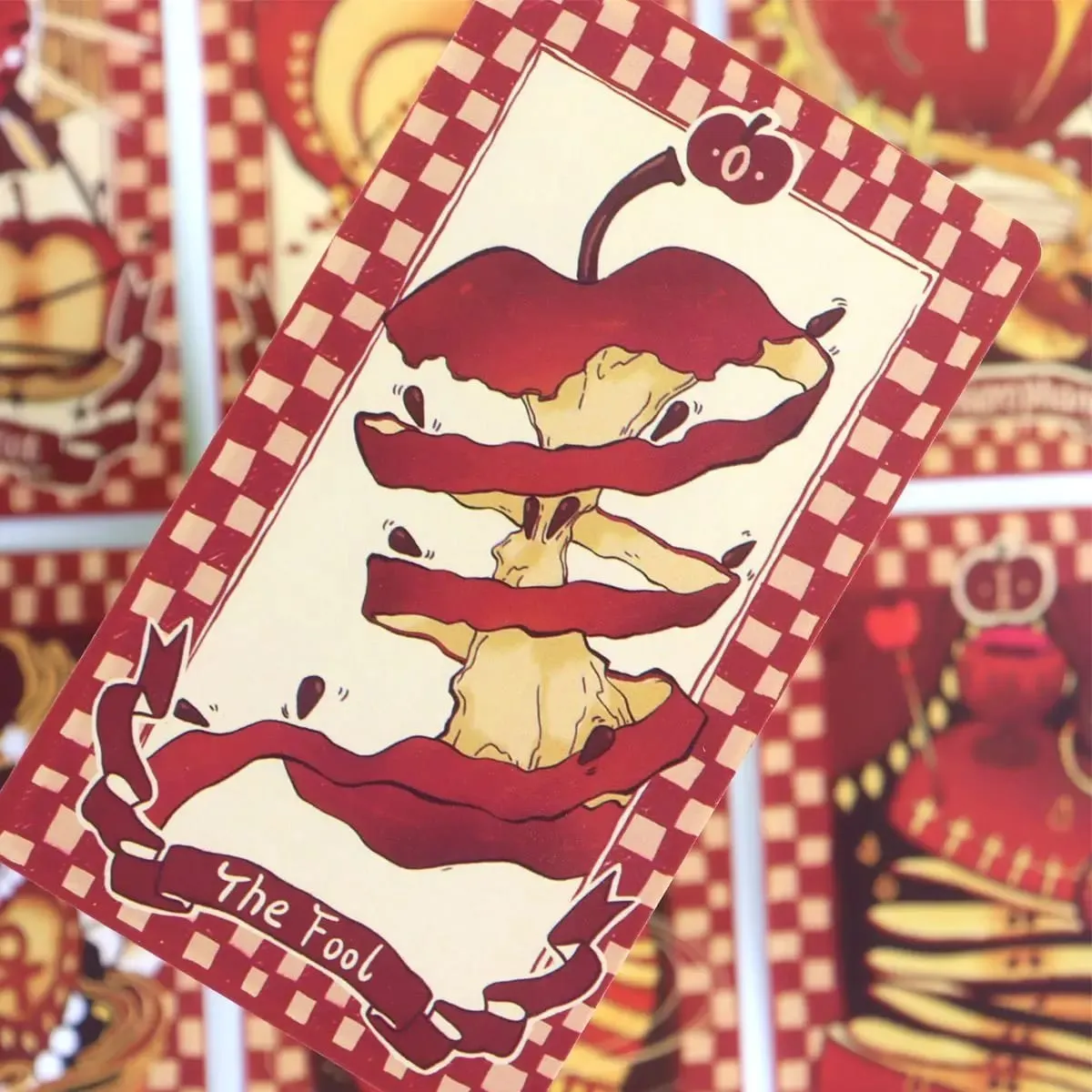 79 Pcs Tarot Cards Apple Tarot Deck 10.3*6cm Out of Curiosity about The Apples In The Garden of Eden — image 1