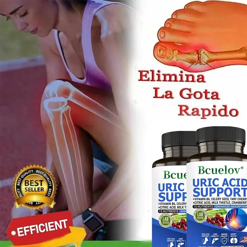 Uric Acid Cleanse Detox Capsules - Daily Dietary Supplement Helps Balance Kidneys and Promote Joint and Urinary Tract Health — image 5
