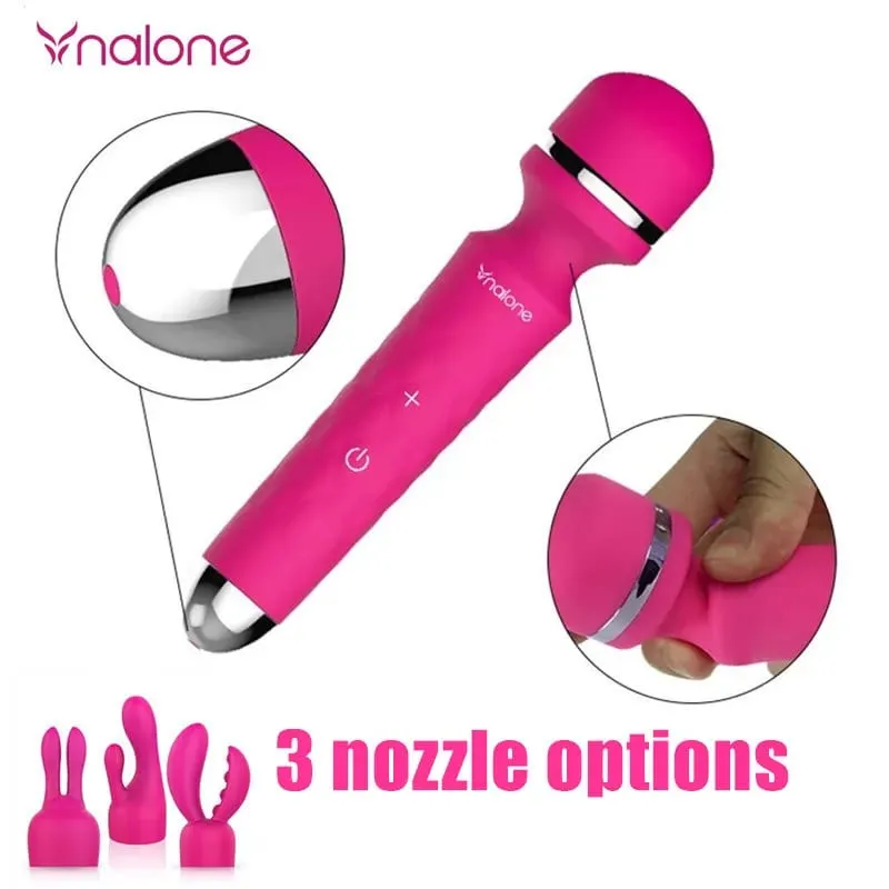 Nalone Super Powerful Multi Speed Waterproof G-Spot AV Wand Sex Toys Magic Wand Massager Vibrators Sex Products Shop For Woman — image 2