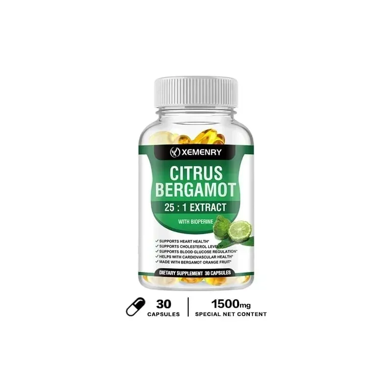 Citrus Bergamot Capsules - Heart & Cardiovascular Health Immune Support Antioxidant Helps with Overall Health — image 9