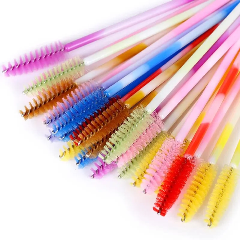 50/100Pcs Makeup Brush Eyelash Eyebrow Brushes Comb Disposable Mascara Wand Eyelashes Extension Supplies Cosmetics Make Up Tools — image 2