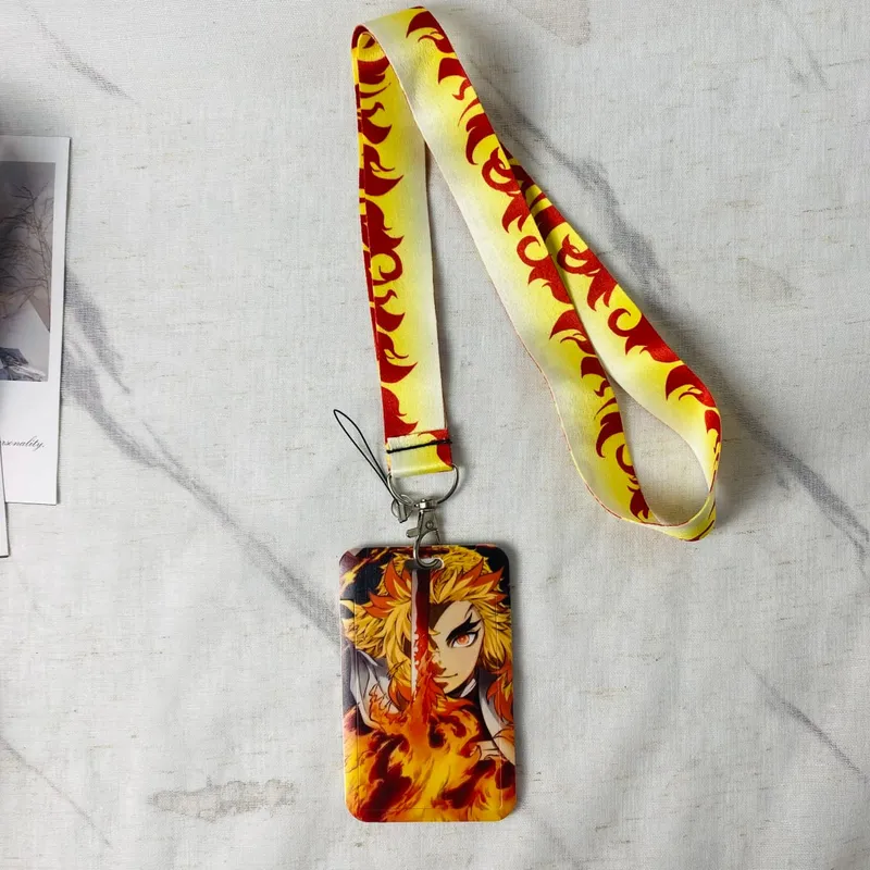 Anime Lanyard Credential Holder Keychains Neck Lanyard For Pass Card Credit Card Holder Straps Mobile Phone Charm Accessories — image 21