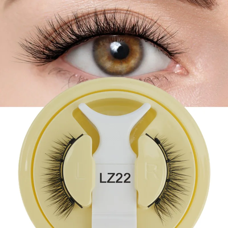 Magnetic Eyelashes Reusable Winged Magnetic 3D Mink Lashes Long-Lasting No Glue Needed False Eyelashes With Tweezer Makeup — image 11