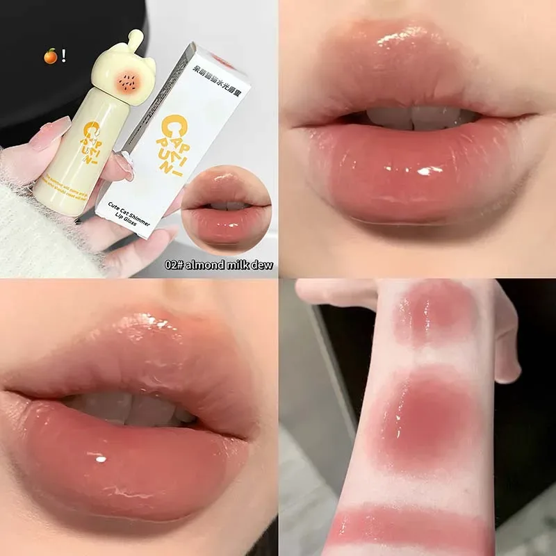 Cute Cat Lip Gloss - Moisturizing Smooth and Long-lasting Lip Glaze - 4 Shades Easy to Apply Lip Stain for Beginners — image 8