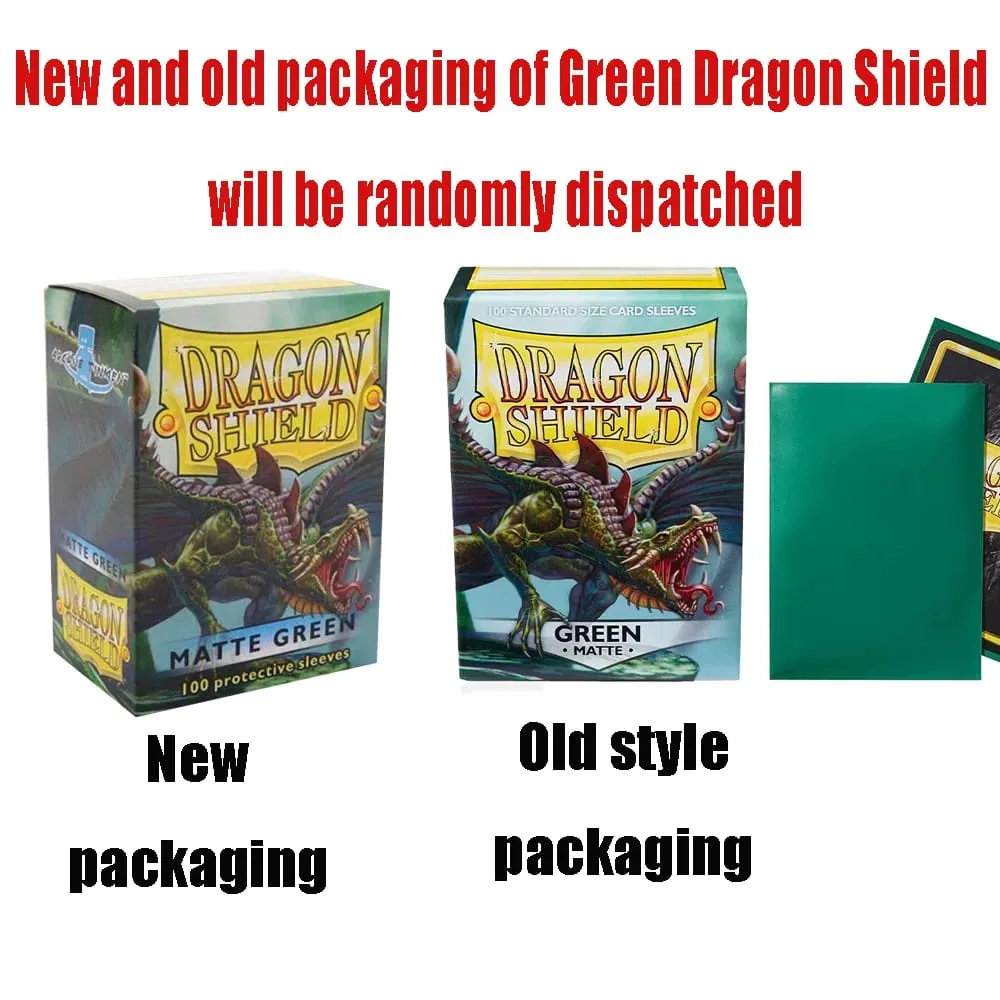 100 PCS/BOX Multicolor Dragon Shield Cards Sleeves Cover Matte Cards Sleeves Protector for TCG/PTCG Star Card Board Games Cards — image 5