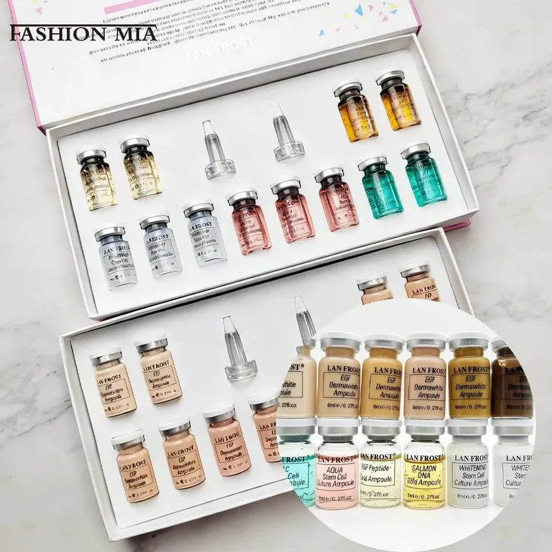 12pcs Korea BB Cream Glow Ampoule Beginner Starter Kit Facial Foundation Whitening Sunscreen Brightening Skin Care — image 2