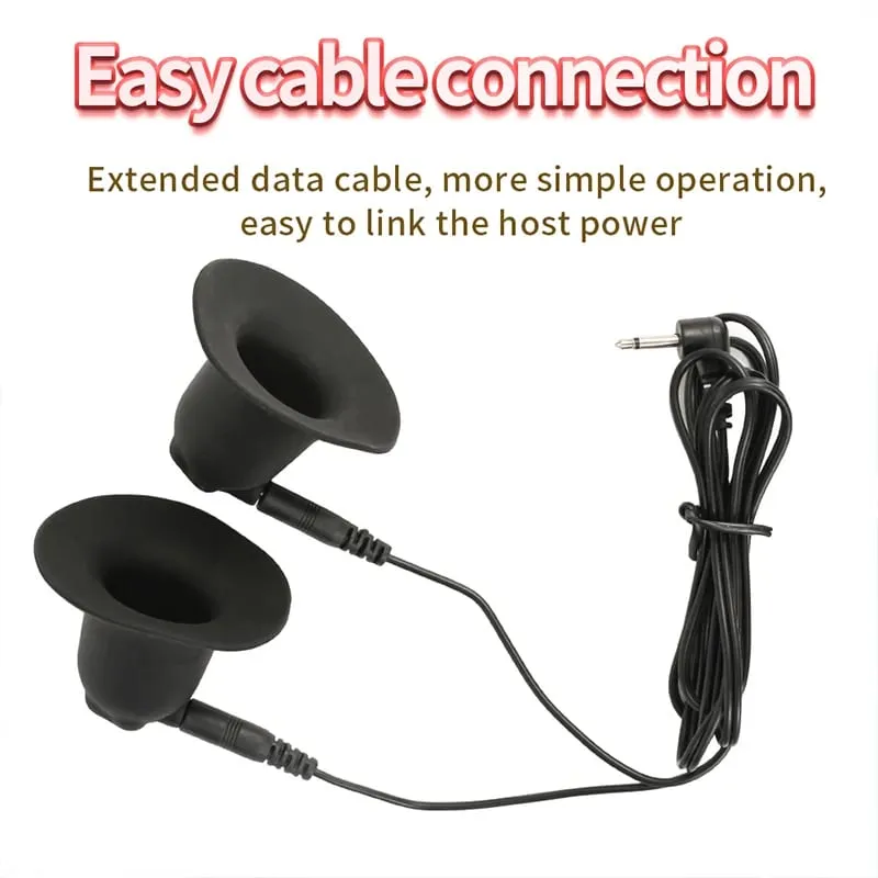 Electric Shock Pulse Nipple Sucker Enlarger Nipple Clamp Vacuum Stimulate Breast Enlarger SM Adult Orgasm Sex Toys For Women Gay — image 6