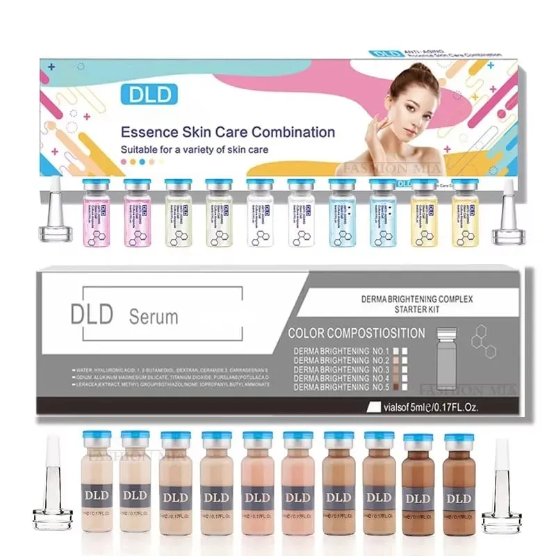 10 vials Korea 5ml BB Cream Glow Essence Beginner Starter Kit Liquid Foundation Moisturizing Hydration Skin Rejuvenation Beauty — image 3