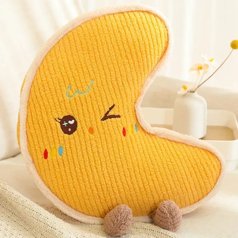 Cute Home Decoration Cartoon Plush Pillow Natural Series Plushies Pillow Cushions Moon Star Cloud Grass Soft Toy Kawii Gift — image 9