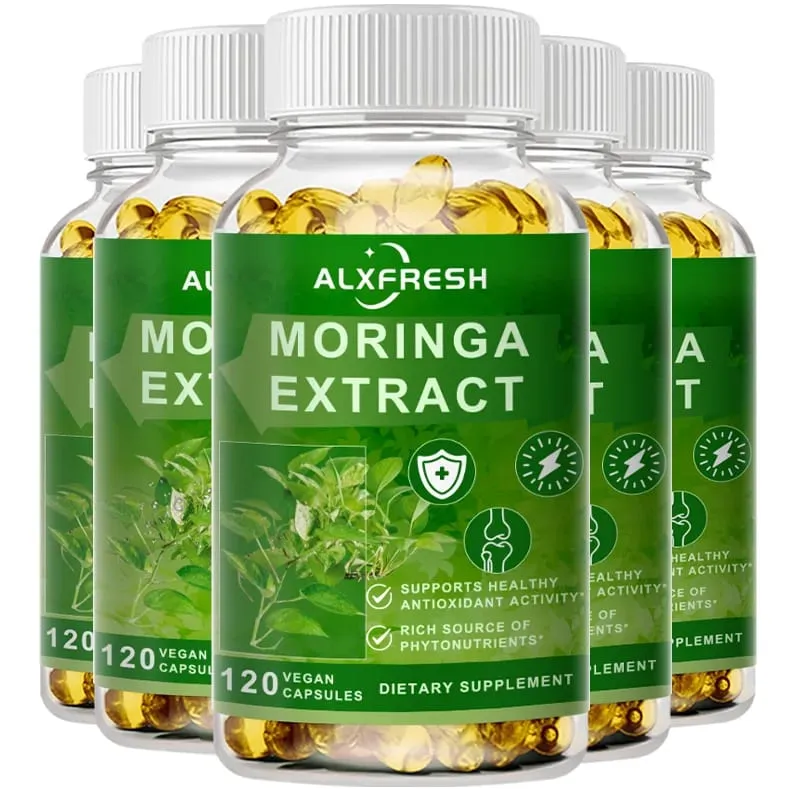 Moringa Capsules Support Energy Levels Immune system and Digestive Health Maintain Bone and Teeth Health Powerful antioxidant