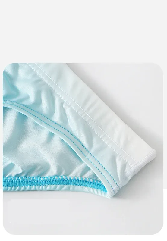 Men Underwear Briefs Shorts Bikini Homme Slip Gradient Milk Silk Panites Man Low Rise U Convex Pouch Underpant Cueca Calzoncillo — image 12