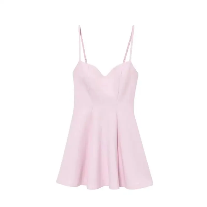 Kleider Sommer Damen 2026 New Chic Slim Tube Top Elegant Mini Camisole Damenkleid Street Fashion Jugend Urlaubskleid