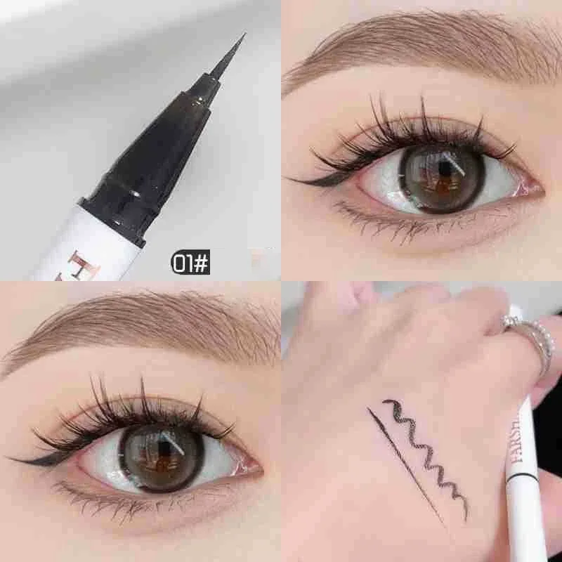 Αδιάβροχο στυλό ματιών 12 χρωμάτων Ultra-fine Tip Liquid eyeliner μακράς διαρκείας Eye Liner Quick-Dry Πολύχρωμο μακιγιάζ για Cosplay