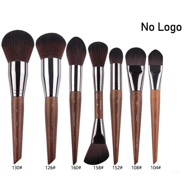 Natural wood Eye Makeup brushes whole set Pro Crease Eyeshadow Make up kit smudge highlighter eyebrow Lip lash brush practical
