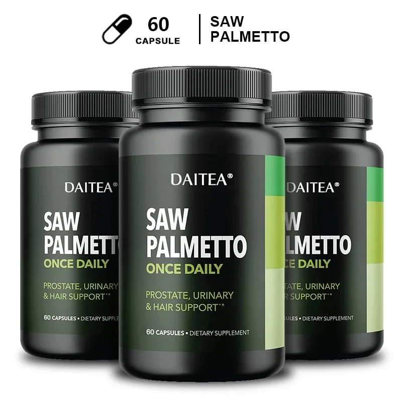Daitea Saw Palm Capsule Prostate Health Supplement Support Urinary Tract Health Support Bladder Health Promote Hair Growth — image 11