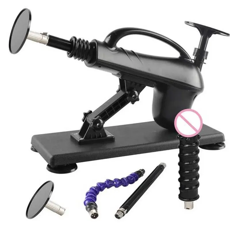 Portable Automatic Masturbation Machine for Women with Big Dildo Men's Sex Toy Pumping Gun for Couples — image 17