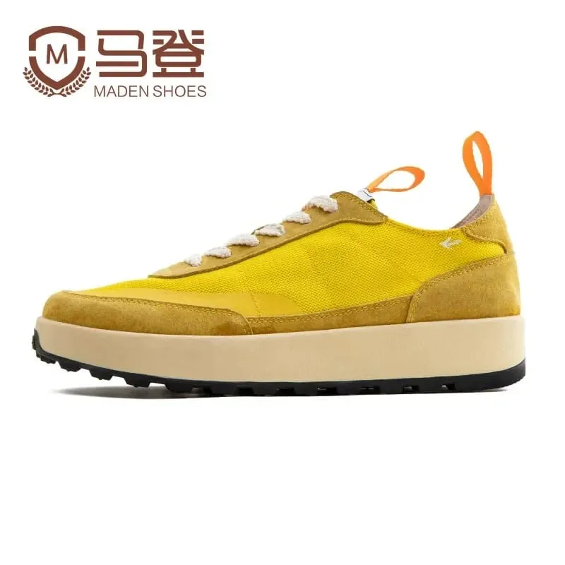 Maden Spring Vintage Jogging Shoes for Men Casual Low Top Running Sports Mesh Breathable Shoes Comfort Trainer Summer Sneakers — image 9